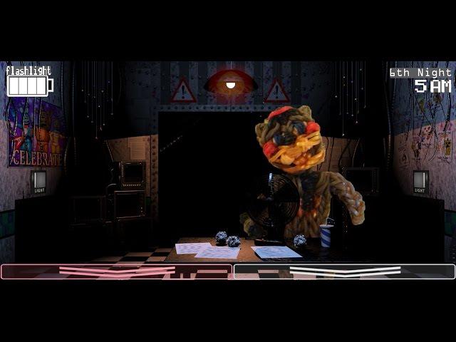 Как сплести Игрушечного Фредди (Toy Freddy) из резинок rainbow loom, FnaF 2