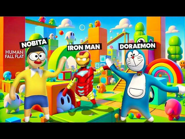 DORAEMON And NOBITA And Iron Man Did Hide & Seek In HFF !!! 