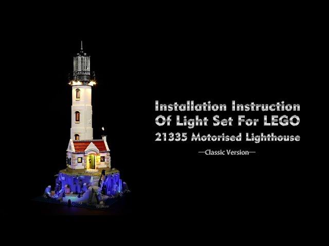 Installation Instruction Of Light Set For LEGO 21335 Motorised Lighthouse.