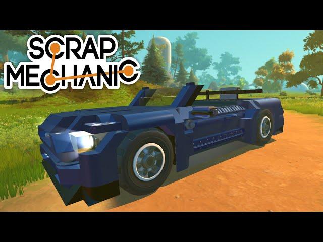 Ford Mustang convertible - Scrap Mechanic