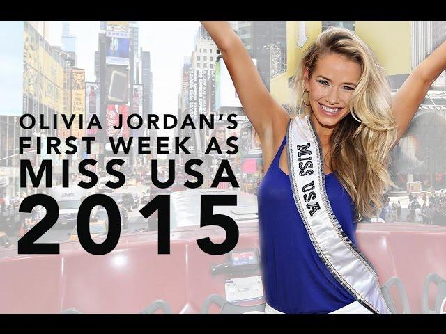 Olivia Jordan's First Week as Miss USA 2015