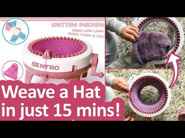 Review & How to Use SENTRO Knitting Machine  - 22, 32, 40, 48 needles knitting Loom Machine