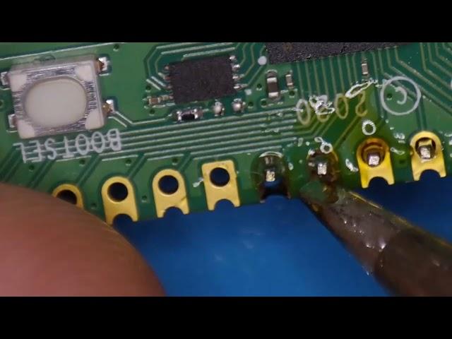 Soldering a Picoflasher (Xbox 360 Nand Reader)