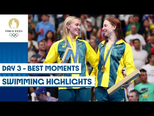 All the swimming action from day 3  | Paris 2024 highlights