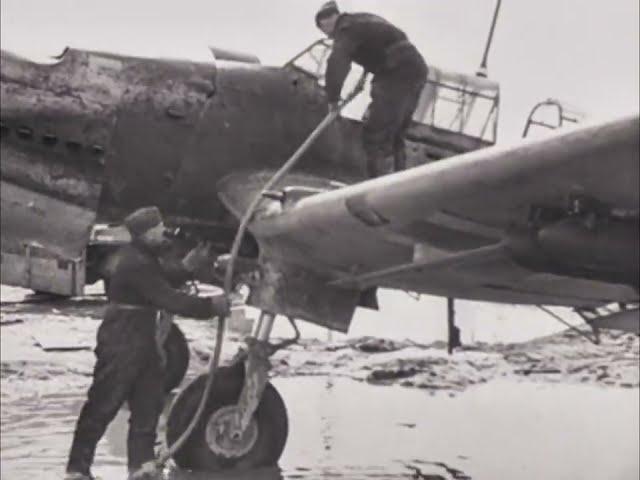 Spat-less Junkers Ju 87 Stukas dealing with the "Rasputitsa" on the Eastern Front in early 1942