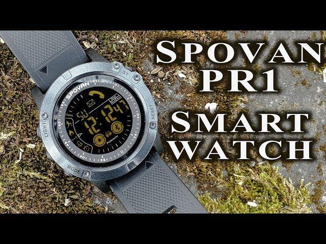 Spovan PR1-2 smart watch full review/manual #181 / Zeblaze Vibe 3 alternative