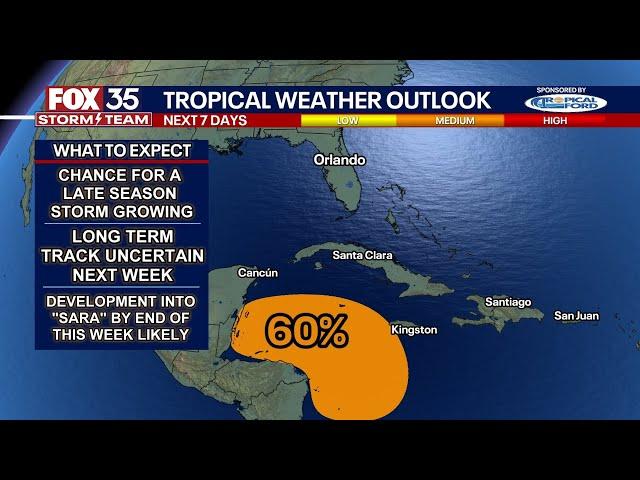 Development of topical system likely in Caribbean Sea