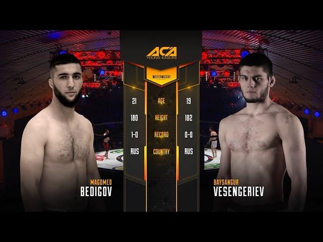 Магомед Бедигов vs. Байсангур Весенгериев | Magomed Bedigov vs. Baysangur Vesengeriev | ACA YE 25