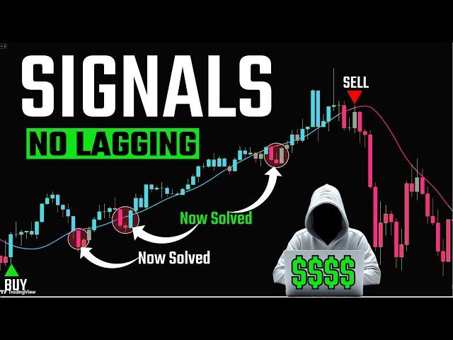 New Trading View Free Indicator With Entry/Exit Signals :Now "SOLVED" Lagging on TradingView!