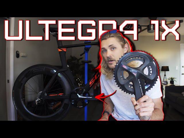 How To Swap Shimano Ultegra Chainrings and Cranks - My Garbaruk 1X TT Setup