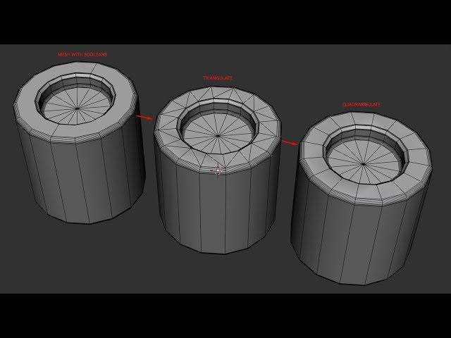 Blender - Triangulate/quadrangulate Modifier idea/request ^^