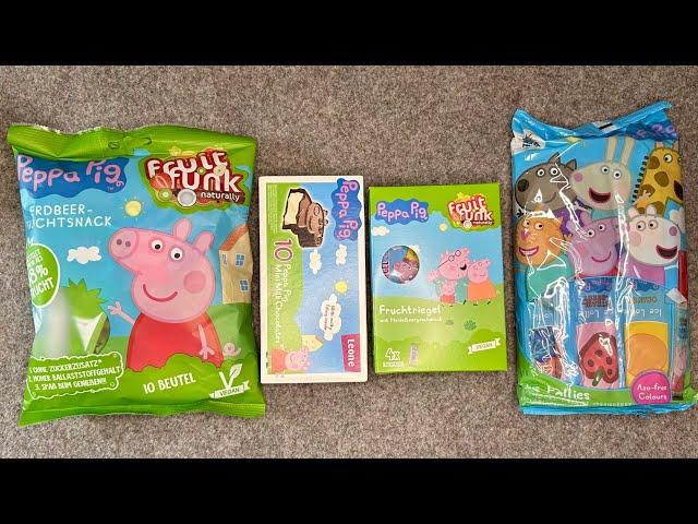 Satisfying Peppa Pig ASMR video • Yummy Candy Chocolates and Sweets Unpacking • candy ASMR