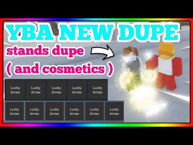 YBA NEW DUPE SHINY STANDS | DUPE LUCKY ARROWS | NO PATCHED