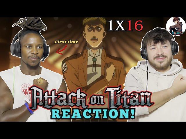 Beyond the walls! His first time reacting to ATTACK ON TITAN | EPISODE 16 REACTION (w/Subtitles)