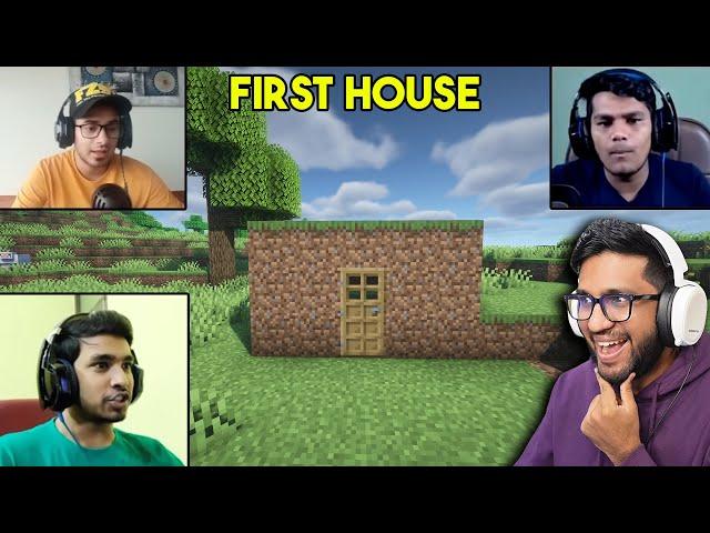 FIRST HOUSE OF EVERY MINECRAFT YOUTUBER !