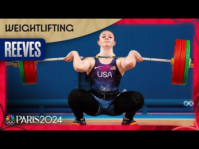 Olivia Reeves POWERS to historic U.S. weightlifting gold | Paris Olympics | NBC Sports