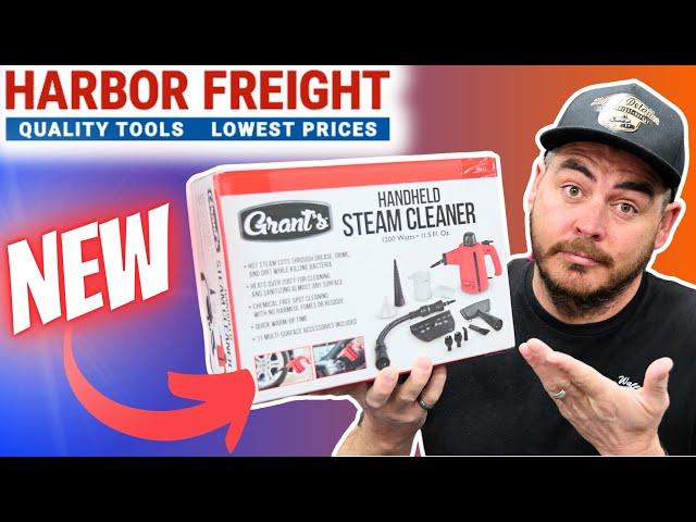 NEW AT HARBOR FREIGHT! New Budget Friendly Steam Cleaner - FULL REVIEW