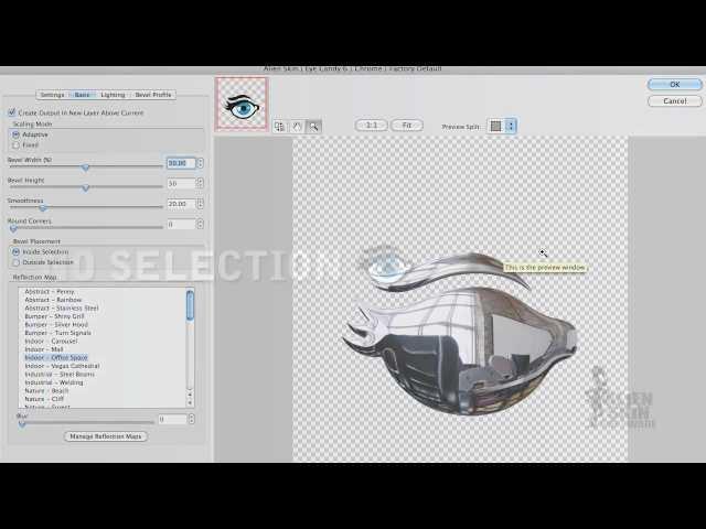 Guide to selections in Eye Candy 6 - Quick tip for using selections with Eye Candy