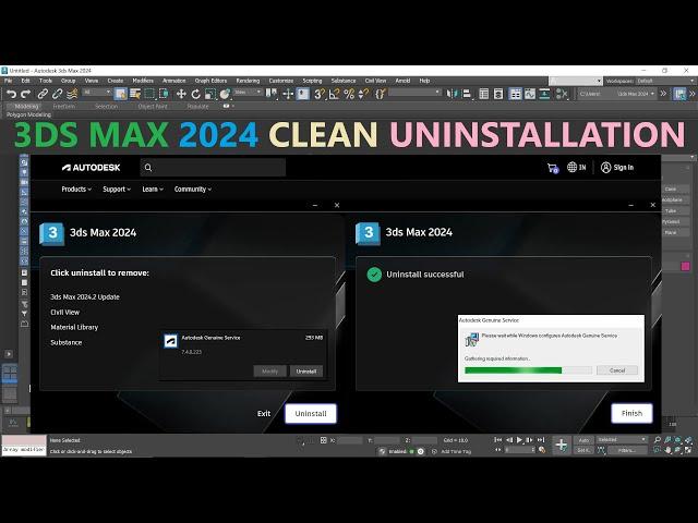 Uninstall 3ds Max 2024 Completely