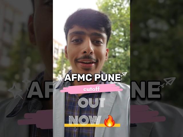 AFMC CUTOFF NEET 2024 OUT NOW  VERY HIGH #neet #mbbs #afmc #afmcpune #cutoff #medico #doctor