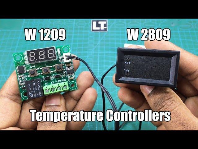 W1209 vs W2809 12V Digital Temperature Controller // how to connect W1209 and  W2809