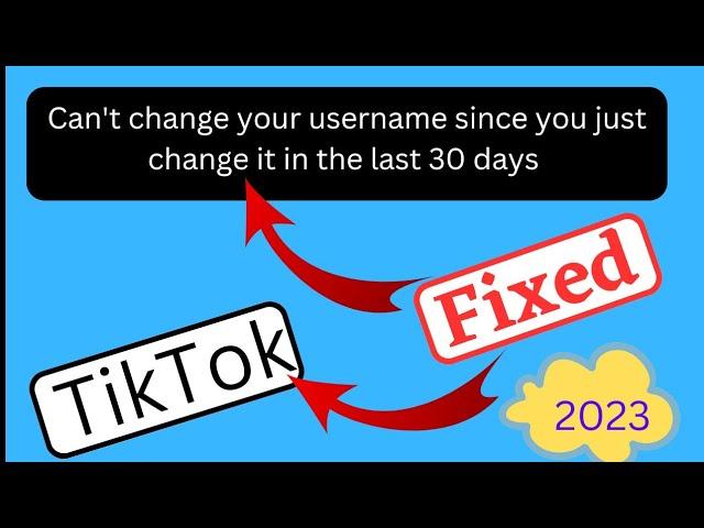 How to change tiktok username before 30 days | Change tiktok username after 30 days on iphone 2023 |