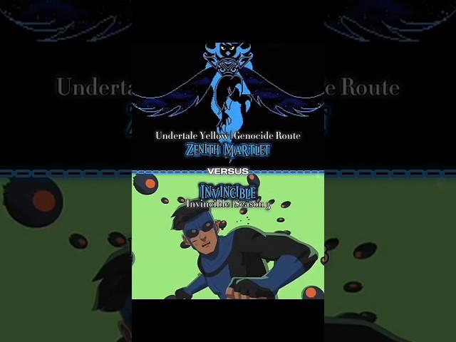 Invincible vs Zenith Martlet #invincible #undertaleyellow #vs