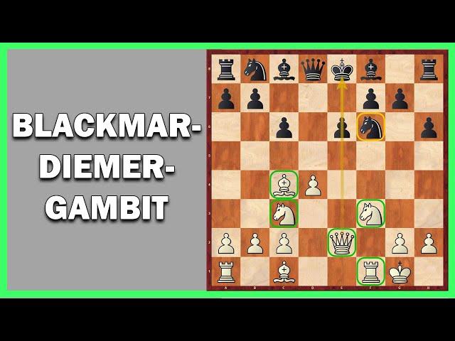 Gewinnen mit dem Blackmar-Diemer-Gambit || Emil Joseph Diemer vs. Kruszka || Waldkirch 1951