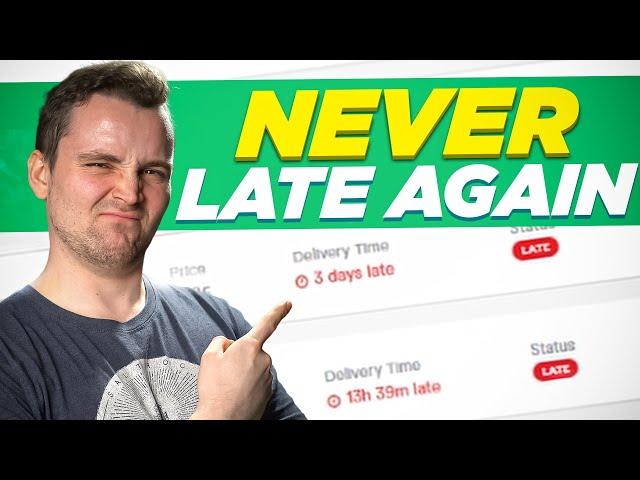 How to deliver a late order on Fiverr without affecting your score