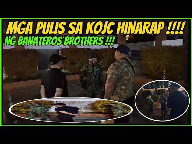 PULIS SA HARAP NG KOJC HINARAP NG BANATEROS️BOSS DADA NIREALTALK ANG PULIS️