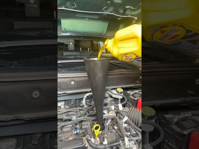 Watch and learn! Here’s how a proper oil change should be done – fast, clean. #oilchange #howto