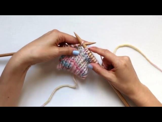 Knitting tutorial | Work stitches as they appear | WAK