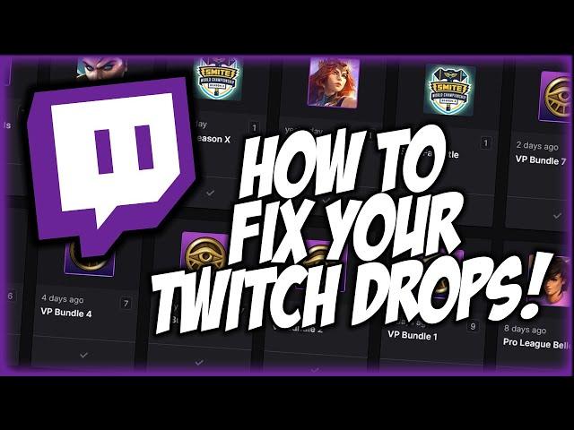 How to fix your Twitch Drops!