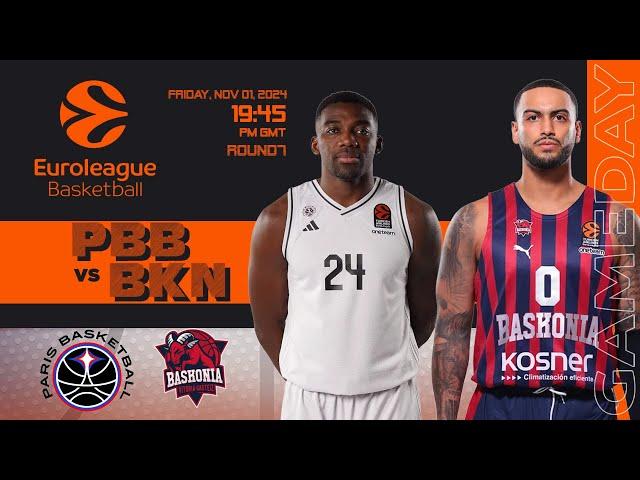 Paris Basketball vs Baskonia Vitoria Gasteiz I Euroleague Live Score Updates