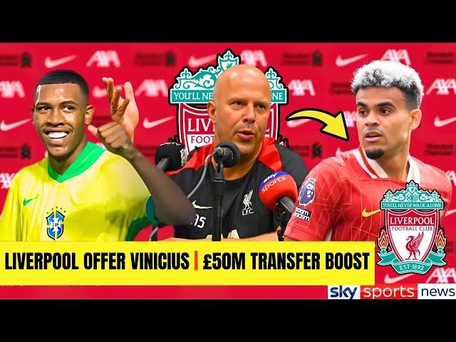 | BREAKING NEWS: LIVERPOOL OFFER VINICIUS JNR, £75M LUIS DIAZ DEAL, £50M TRANSFER BOOST #liverpool