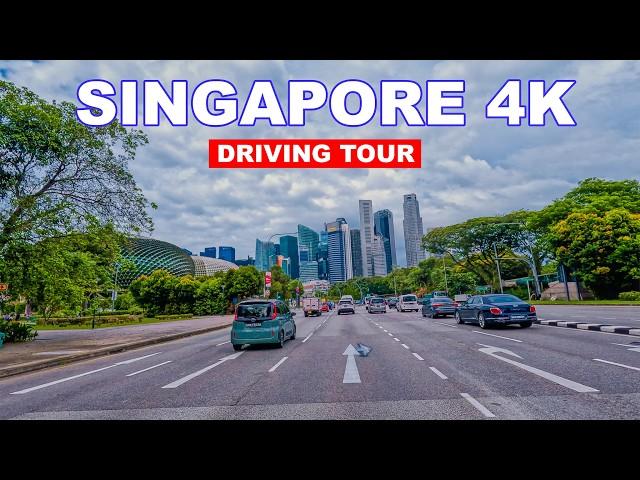 Singapore City Driving Tour | Driving In Most Cleanest Country In The World ️