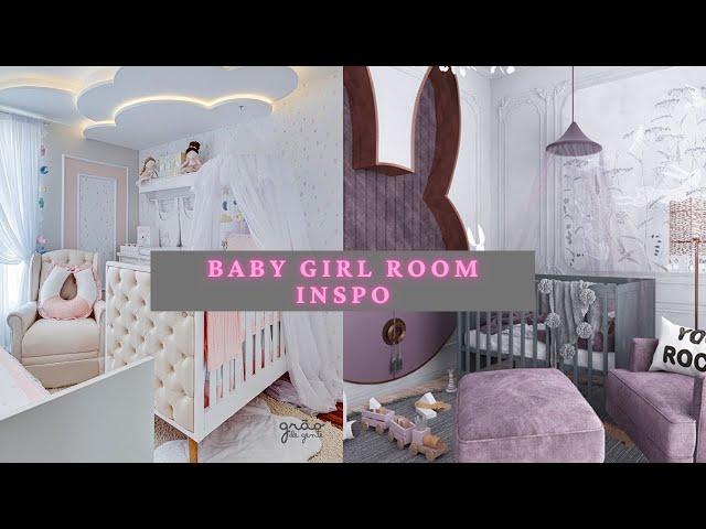 BABY GIRL ROOM IDEAS INSPO | MODERN