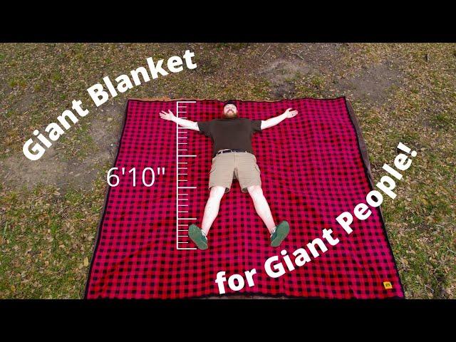 Giant Blanket for Giant People! - Big Blanket Co - Freaky Tall Reviews