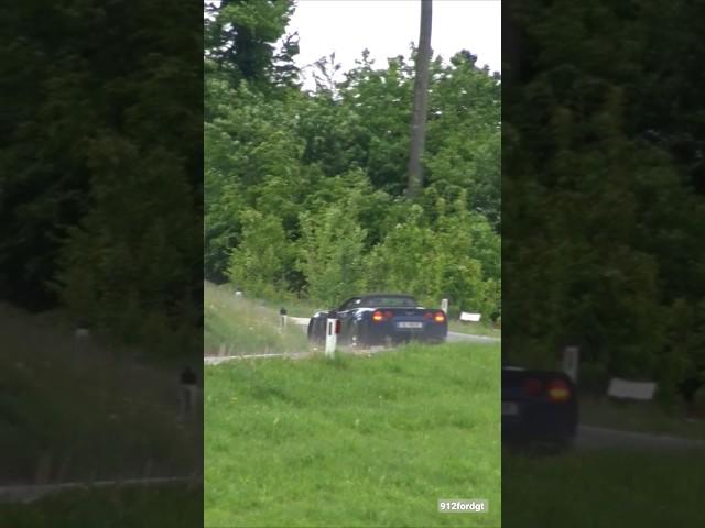 Corvette loses control & CRASHES 