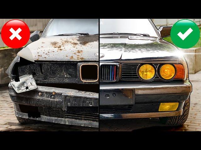 Нашли и купили BMW E34 в гаражах - разыгрываем БМВ #тачказарубль №5 Дешёвки или тачка невозврата?