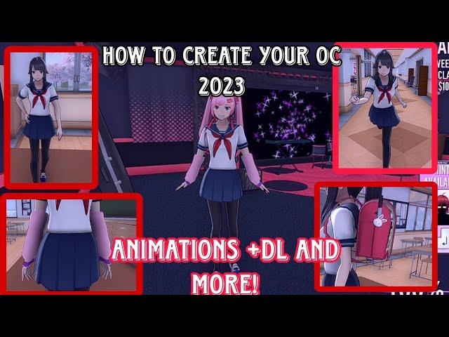 how to create your Oc 2023 /part14  Yandere Simulator Tutorial #yanderesimulator #tutorial #game