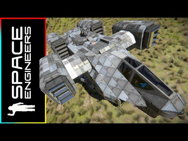 The Masu Tank Dropship! - Space Engineers