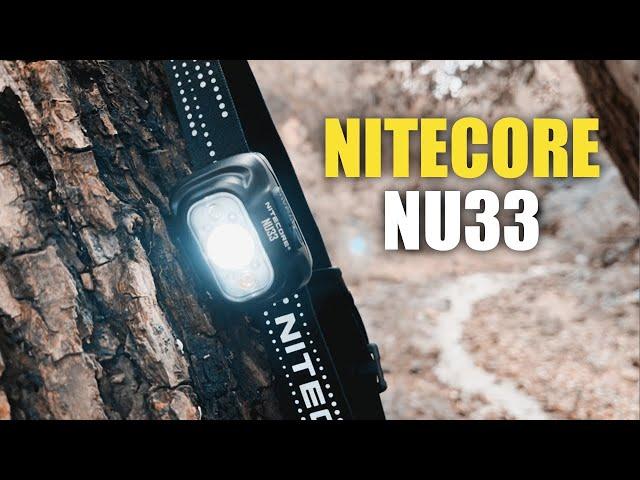 НАЛОБНЫЙ ФОНАРЬ NITECORE NU33 - 700 ЛЮМЕН, АЛЮМИНИЕВЫЙ КОРПУС, РАЗДЕЛЬНЫЙ СВЕТ