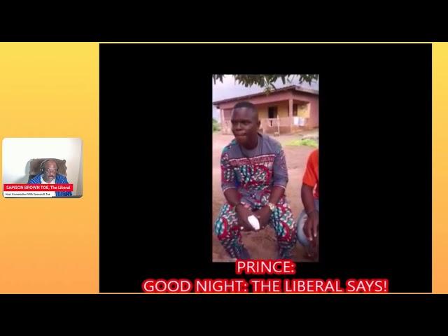 CONVERSATION  WITH SAMSON BROWN TOE ON LPR
