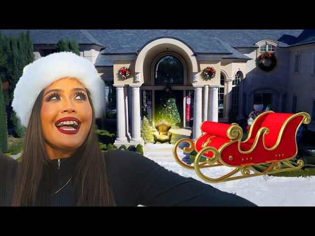 Turning my House into a Winter Wonderland! *snow in LA!* (ft. @RosannaPansino)