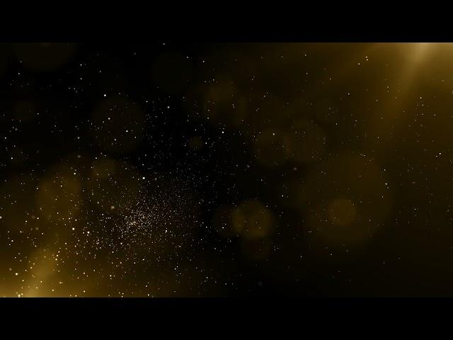 Particles gold event awards trailer titles cinematic concert stage background loop