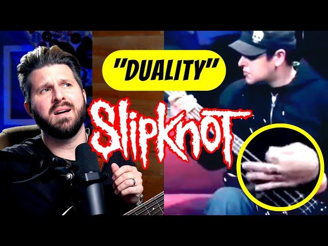 Bass Teacher REACTS to PAUL GRAY playing “Duality” by SLIPKNOT