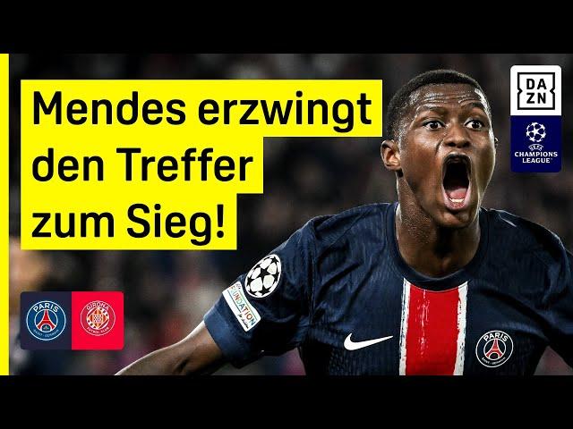 Debütant lässt PSG bangen: Paris Saint-Germain - FC Girona | UEFA Champions League | DAZN Highlights