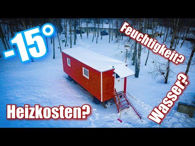 Wie ist es im WINTER bei STRENGEM FROST im DIY TINYHOUSE? [F30]