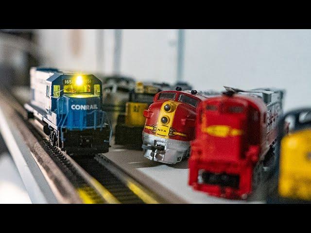 Unboxing & Testing Her Dad's Train Collection... (Cadence's Rail Yard)